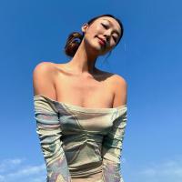 Polyester Vrouwen lange mouwen blouses Afgedrukt Anderen meer kleuren naar keuze stuk
