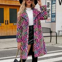 Acryl Frauen Mantel, Leopard, mehr Farben zur Auswahl,  Stück