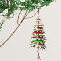 Adhesive Bonded Fabric Hanging Ornament for home decoration & christmas design PC