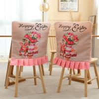 Polyester Chair Cover for home decoration & christmas design printed pink PC