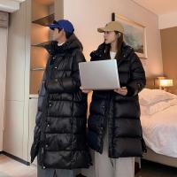 Polyester long style Women Parkas & thermal Solid black PC