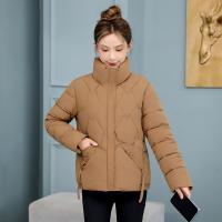 Polyester Women Parkas slimming & thermal Solid PC