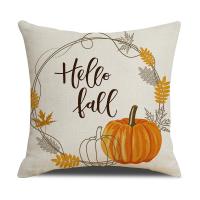 Linen Pillow Case Halloween Design & for home decoration printed PC