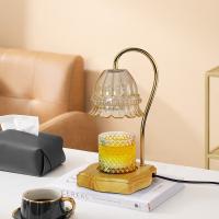 Glass & Solid Wood & Iron adjustable light intensity Fragrance Lamps different power plug style for choose PC