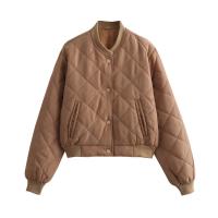 Polyester Women Parkas & loose Solid PC