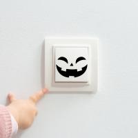 PVC Switch Decorative Sticker Halloween Design & waterproof Set