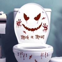 PVC Toilet Sticker Halloween Design Set