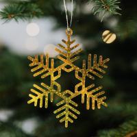 PET Christmas Tree Hanging Decoration twelve piece & christmas design gold Set