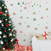 PVC Christmas Wall Stickers christmas design & three piece Set