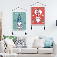 Polyester and Cotton Wall-hang Paintings Wall Hanging & christmas design printed PC