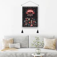 Polyester and Cotton Wall-hang Paintings Wall Hanging & christmas design printed PC