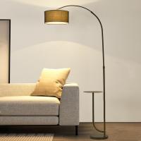 Marble & Cloth & Metal Adjustable Length Floor Lamps PC