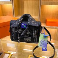 PU Leather Crossbody Bag soft surface & studded PC