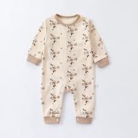 Cotton Baby Jumpsuit Cute printed leaf pattern PC