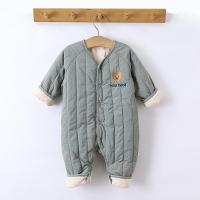 Nylon & Cotton Baby Jumpsuit Cute & thermal & unisex embroidered PC