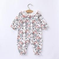 Spandex & Cotton Baby Jumpsuit Cute & unisex printed shivering mixed colors PC