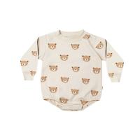 Polyester & Cotton Baby Tops Cute & unisex printed beige PC