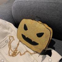 PU Leather Shoulder Bag Halloween Design & Cute & soft surface Pumpkin Pattern PC