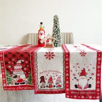 Polyester und Baumwolle Weihnachtstischläufer, unterschiedliche Farbe und Muster für die Wahl, mehr Farben zur Auswahl,  Stück
