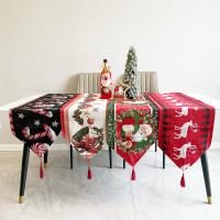 Polyester and Cotton Creative Christmas Table Runner  PC