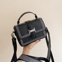 PU Leather Box Bag Handbag soft surface & attached with hanging strap PC