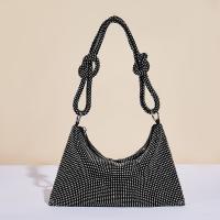 Polyester Evening Party Handbag durable & One Shoulder Solid PC