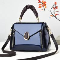 PU Leather hard-surface & easy cleaning Handbag large capacity & attached with hanging strap Solid PC