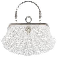 Polyester Clutch Bag with rhinestone Solid PC