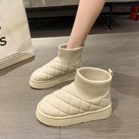 Synthetic Leather Snow Boots & thermal Pair