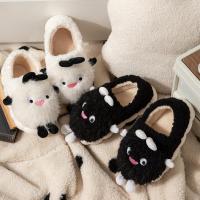 Plush & PVC Fluffy slippers & thermal patchwork Others Pair