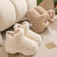 Plush & EVA Fluffy slippers & thermal patchwork Others Pair