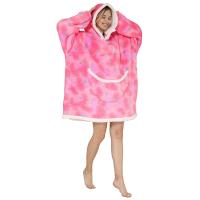 Polyester Hooded Blankets thicken & thermal printed : PC