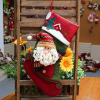 Flannelette Christmas Decoration Stocking PC
