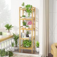 Moso Bamboo Multilayer Flower Rack PC
