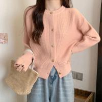 Knitted Cotton Soft Women Knitwear slimming & loose Solid : PC