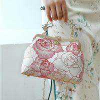 Polyester Box Bag Handbag attached with hanging strap floral PC