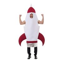 Polyester Mannen Halloween Cosplay Kostuum Afgedrukt Witte : stuk