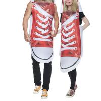 Polyester Couple Costume Halloween Design printed : PC