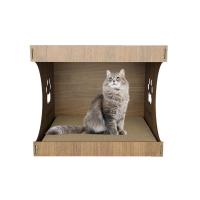 Papel corrugado & Fibra de madera de densidad media Tablero de Scratch Cat,  trozo