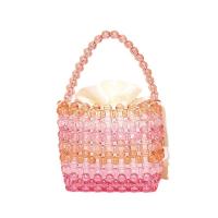 Acrylic & Polyester Easy Matching Handbag pink PC