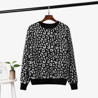 Viscose Soft Women Knitwear loose & thermal leopard : PC