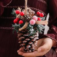 Leinen Weihnachtsbaum hängen Deko, unterschiedliches Muster zur Auswahl, mehr Farben zur Auswahl,  Stück