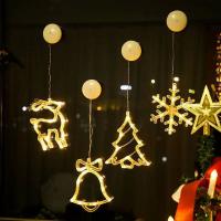 PC-Polycarbonate & Plastic LED glow Christmas Light Battery Type & with suction cups & christmas design PC