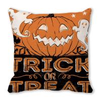 Polyester Peach Skin Throw Pillow Covers Halloween Design & durable printed PC