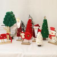 Hout & Wol Kerstversiering verschillende kleur en patroon naar keuze stuk