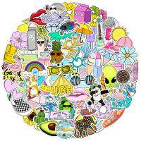 Drukgevoelige lijm & Pvc Decoratieve sticker Afgedrukt verschillende kleur en patroon naar keuze Veel