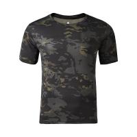 Chemical Fiber Men Short Sleeve T-Shirt & breathable printed camouflage PC