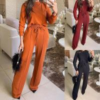 Polyester Women Casual Set & two piece Pants & coat patchwork Others Set