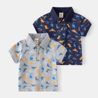 Algodón Niños camisa de manga corta, impreso, Dinosaurio, más colores para elegir,  trozo