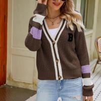 Acrylic Sweater Coat slimming & loose knitted Solid PC